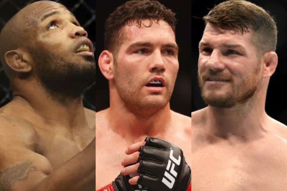 Yoel Romero-Chris Weidman-Michael Bisping