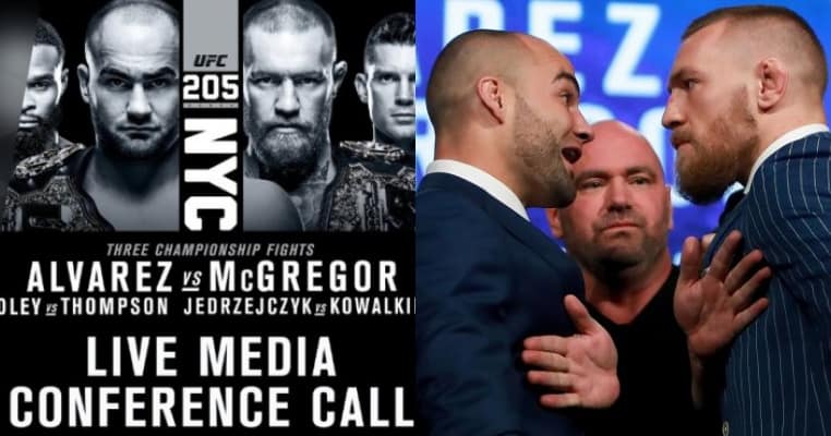 Listen: UFC 205 McGregor vs. Alvarez Conference Call Audio