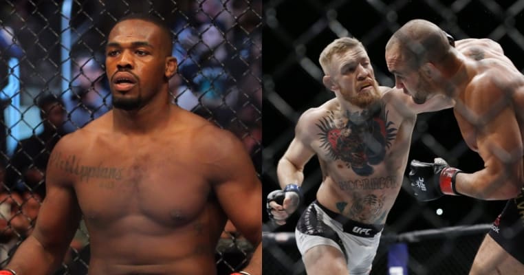 Jon Jones Says McGregor Could Beat Woodley, Doesn’t Take Dana’s Ban Seriously