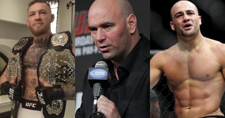 Dana White Warns Eddie Alvarez About Conor McGregor’s Hands