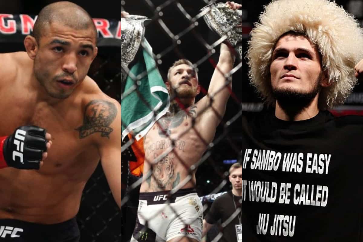 Conor McGregor Jose Aldo Khabib Nurmagomedov