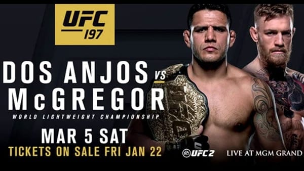 10 Canceled Fights That Altered The Course Of MMA History 3 McGregor Dos Anjos Poster