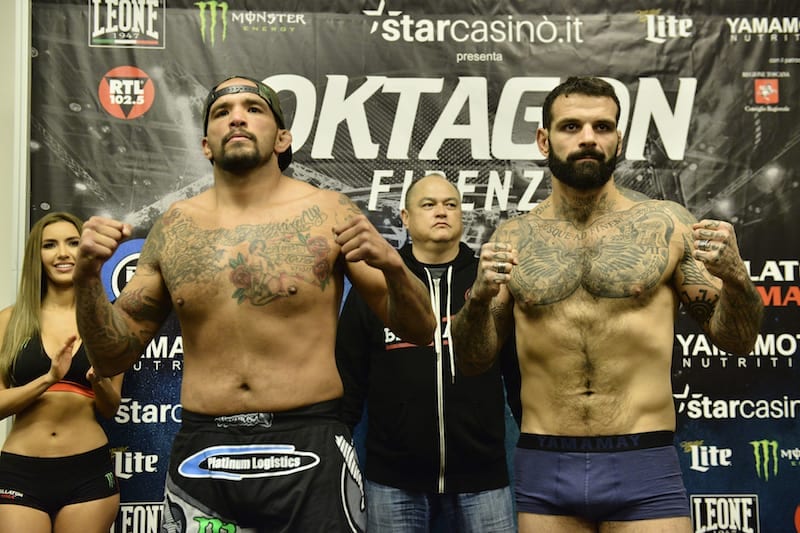 Bellator 168 Weigh-In Results 1 B168 Weigh Ins 8559