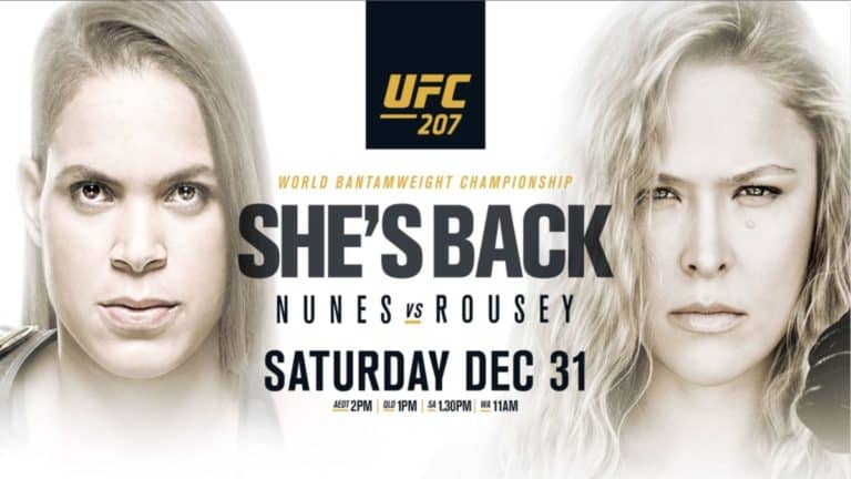 UFC 207 Fight Card, Start Time & How To Watch