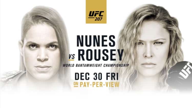 UFC 207 Main Card Bout Scrapped