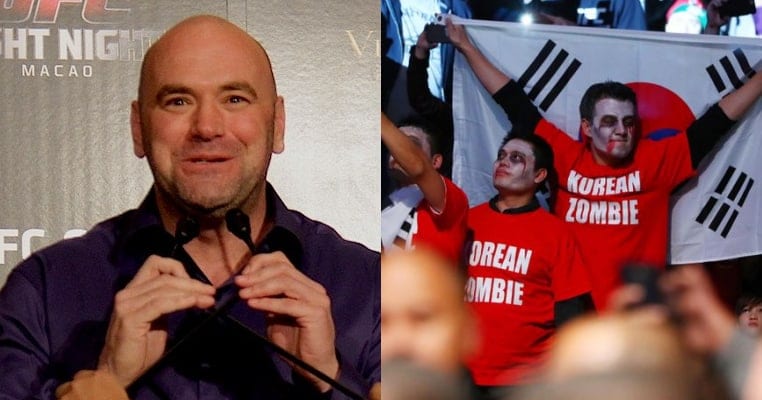 Dana White: Zombie KO Sealed The Deal For UFC Korea