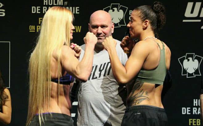 Holly Holm and Germaine de Randamie