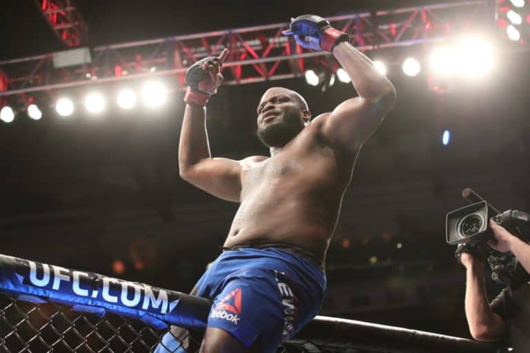Watch: Derrick Lewis Threatens Francis Ngannou’s Punching Power Record