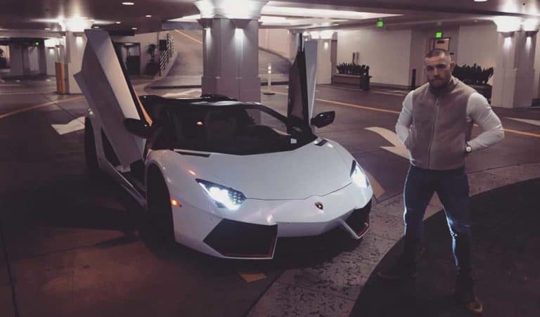 Photo: Conor McGregor’s Lamborghini Gets Towed In Ireland