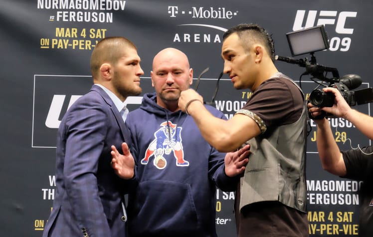 Khabib Eyeing Fall Interim Title Fight With Tony Ferguson