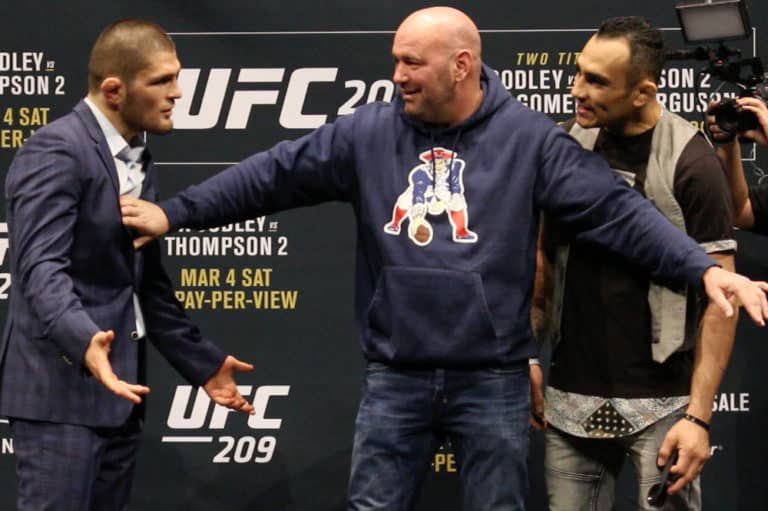 Khabib Nurmagomedov Sizes Up ‘Skinny’ Tony Ferguson