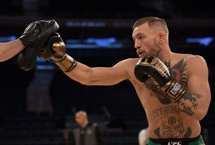 Conor McGregor Reacts To Paulie Malignaggi Knockdown Footage