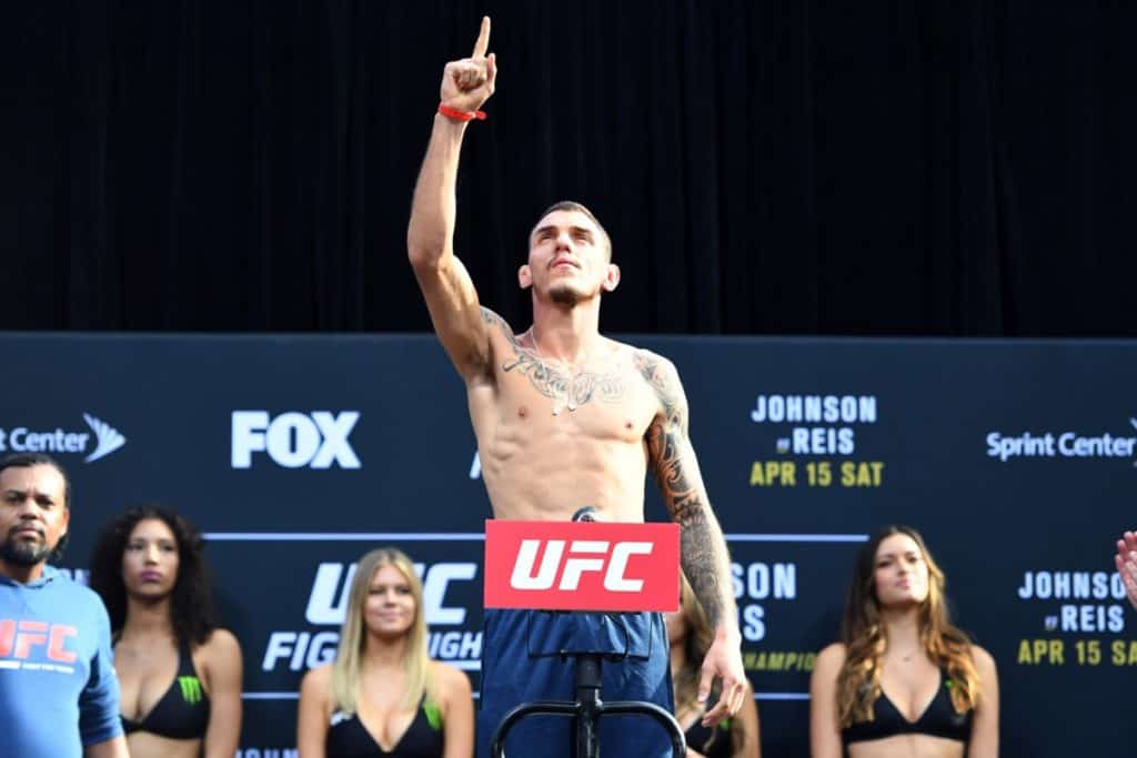 UFC Greenville  Weigh-In Results