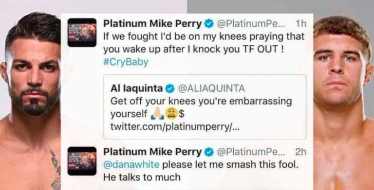 Al Iaquinta & Mike Perry Throw Down In Hilarious Twitter Beef