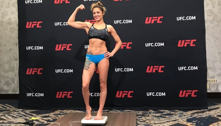 A debuting fighter was removed from UFC 210 for having breast implants afte...