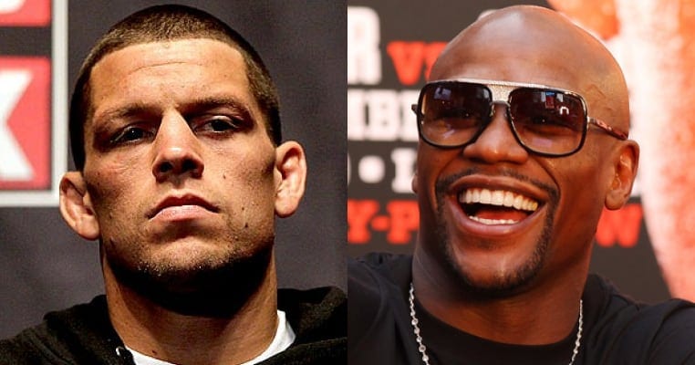 Nate Diaz Details Phone Call With Floyd Mayweather While High