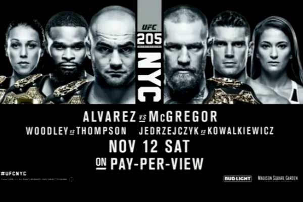 UFC 205 Stacked