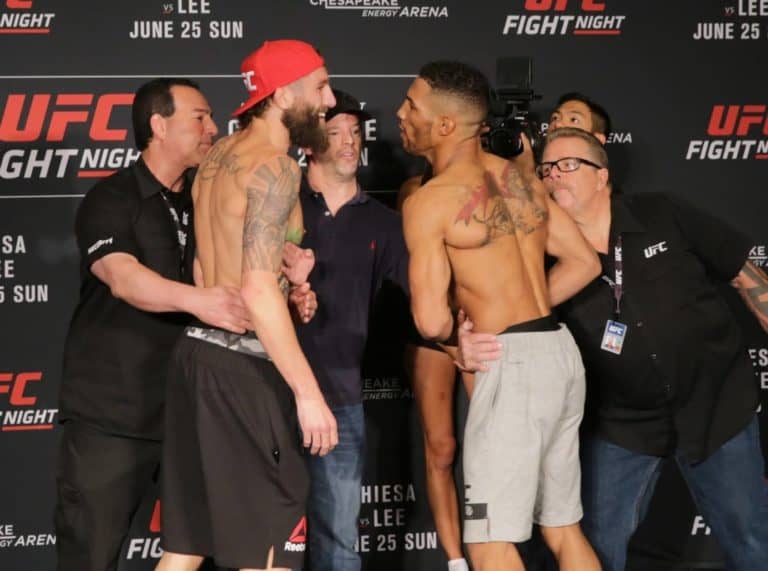 Kevin Lee ‘Submits’ Michael Chiesa Despite No Tap Or Pass Out