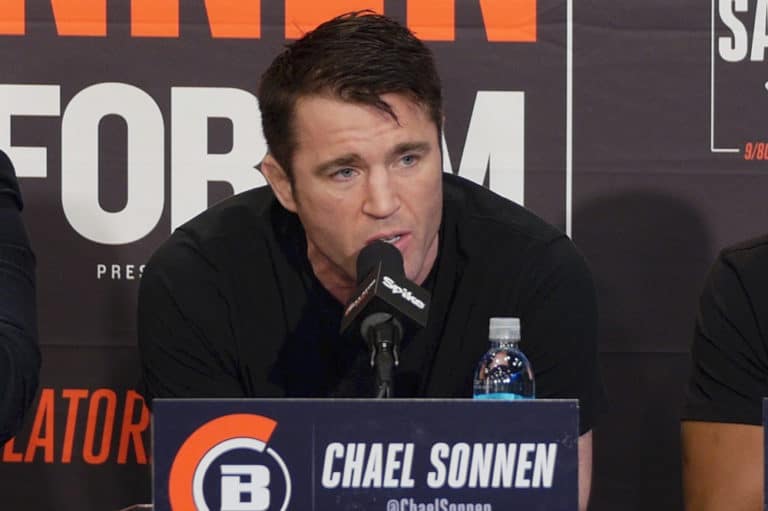 Chael Sonnen Reacts To Wanderlei Silva’s Shove At Press Conference