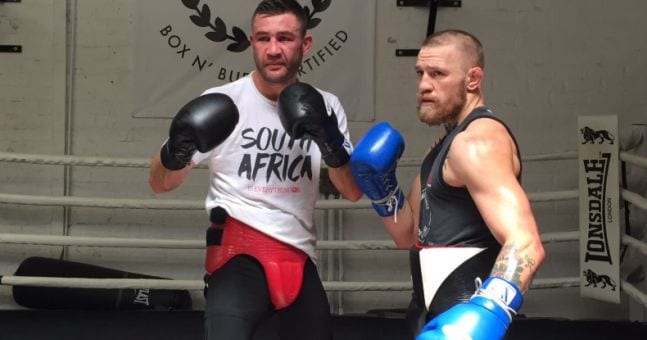 Pro Boxer Posts Video Of Him Working Conor McGregor During Sparring