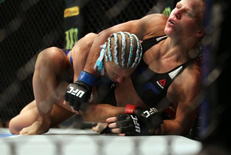 Justine Kish Poops Herself In Octagon & Owns It On Social Media