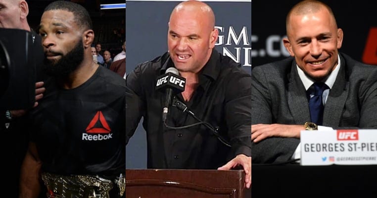 Dana White Rips Into Woodley, Takes Away Georges St-Pierre Fight