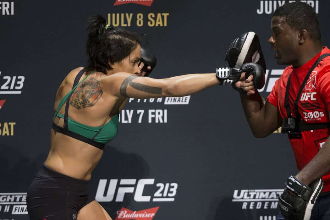 Amanda Nunes Fires Back At Critics Claiming She's Scared Of Shevchenko 2 AmandaUFC213Workout1