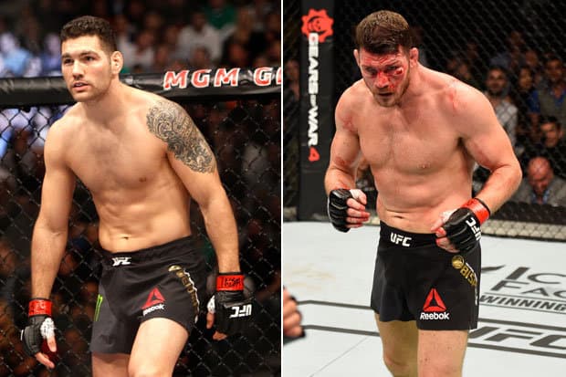 Chris Weidman & Michael Bisping Exchange Shots On Social Media