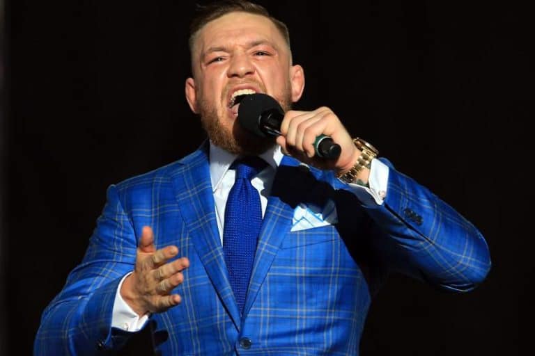 Watch: Fan Throws Drink At Conor McGregor’s Face