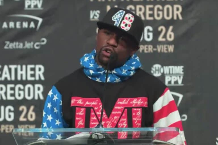 Floyd Mayweather Offers To Fight Conor McGregor With Four-Ounce Gloves