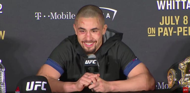 Robert Whittaker Respects Michael Bisping, But Will Show ‘No Mercy’