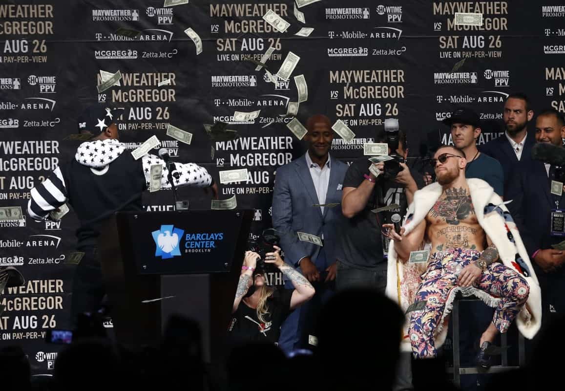 Mayweather vs. McGregor PPV Numbers Deliver Massive North American Buyrate 1 USATSI 10158583 168382968 lowres