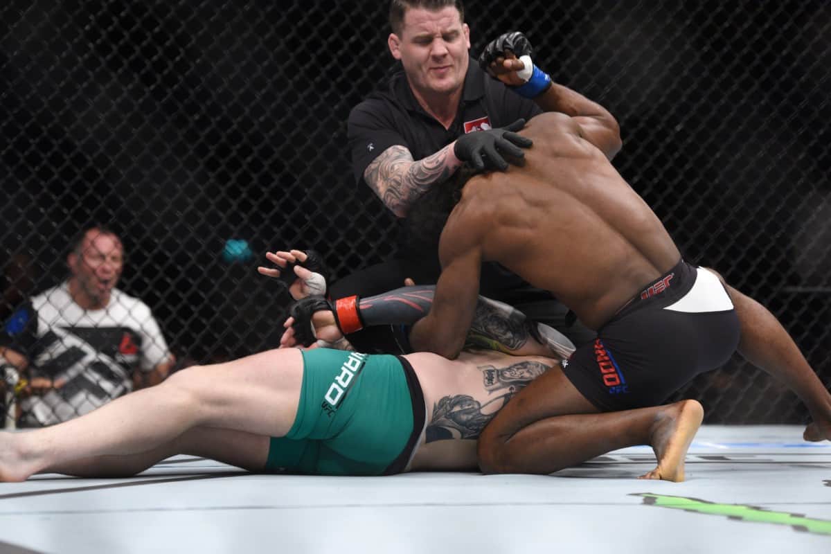 Video: UFC Fighter Knocked Out By Monstrous Slam In Scotland 1 USATSI 10162159 168382968 lowres