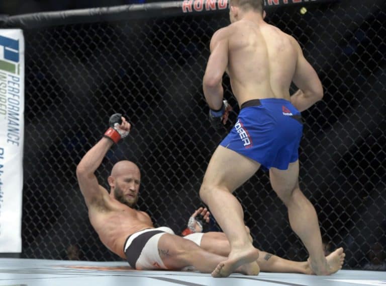 Watch: Jaw-Dropping Knockout Kicks Off UFC 214