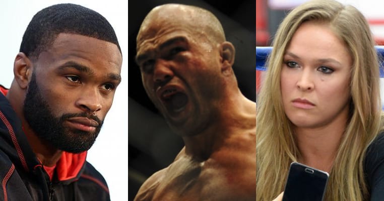 Tyron Woodley Compares Robbie Lawler To ‘Hiding’ Ronda Rousey