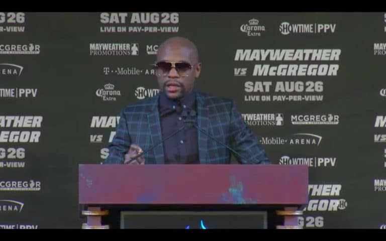 Mayweather To McGregor: If You’re Gonna Give It, Be Ready To Take It Too