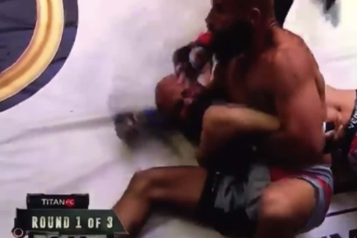 Graphic Video: Fighter Scores Crazy Armbar Finish At Titan FC 45 1 TitanFC45Armbar3 a
