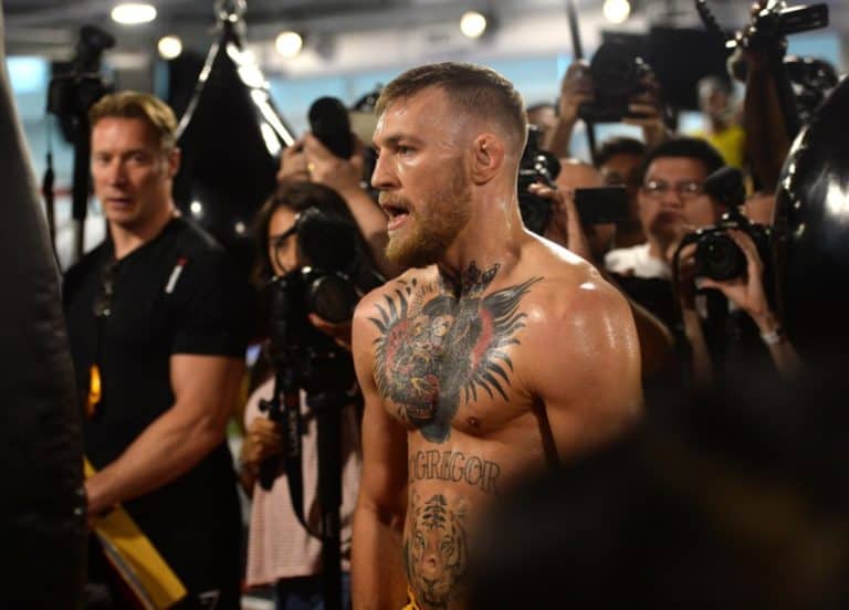 Conor McGregor Reacts To Max Holloway’s UFC 222 Pullout