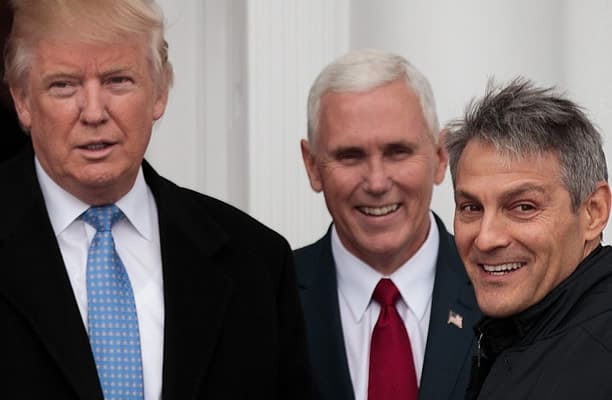 donald trump and Ari Emanuel