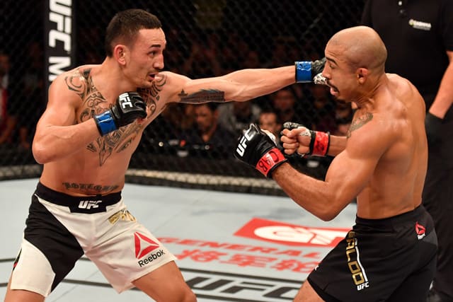 Video: Max Holloway Jose Aldo Go Toe-To-Toe In Intense Staredown