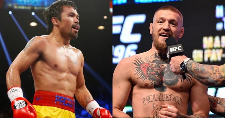 Dana White Threatens To Sue Manny Pacquiao For Negotiating With Conor McGregor 1 manny pacquiao conor mcgregor