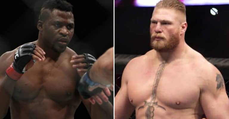 Francis Ngannou Calls Out Brock Lesnar For Dream Match