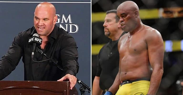 Dana White Says Anderson Silva Has Gone Off Grid Since Failed Test