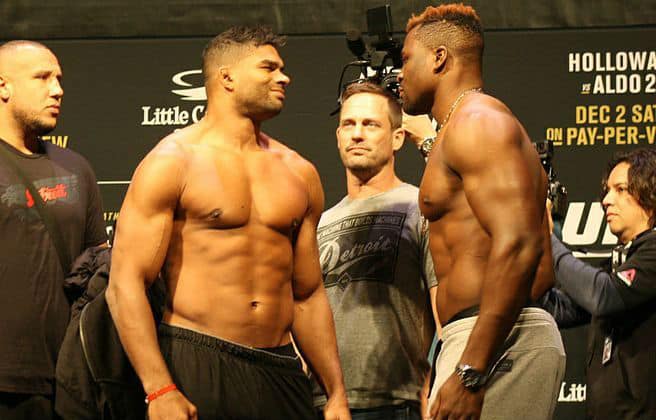 Alistair Overeem and Francis Ngannou