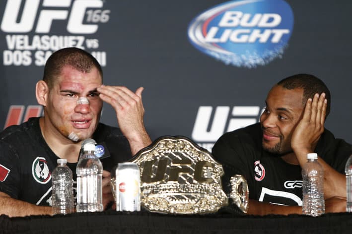 Video Surfaces Of Cain Velasquez’s Reaction To Daniel Cormier Finishing Stipe Miocic