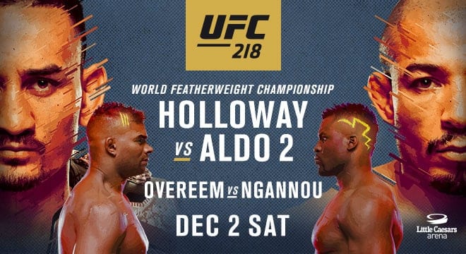 UFC 218 Full Fight Card, Start Time & How To Watch