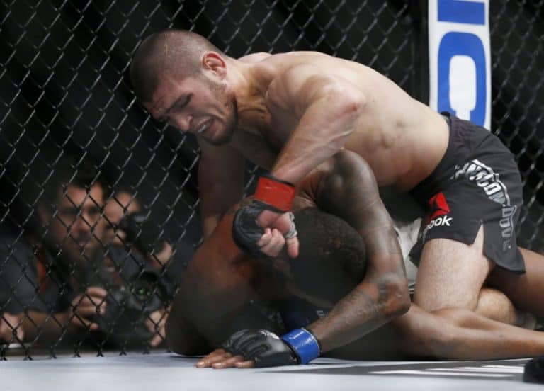 Khabib Nurmagomedov Batters Edson Barboza In Dominant Beatdown
