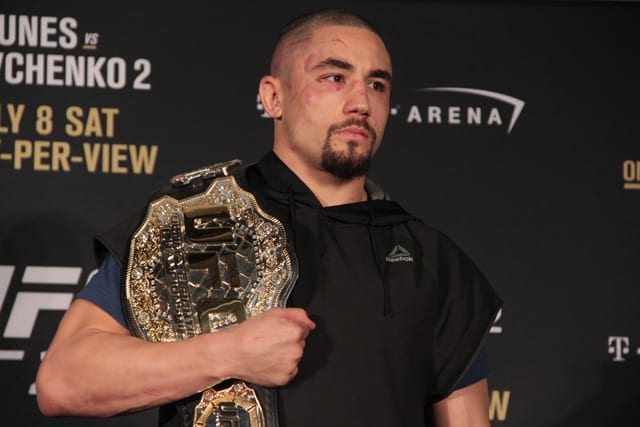 Breaking: Robert Whittaker Out Of UFC 234 Main Event