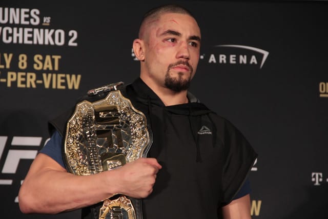 Robert Whittaker Downplays Kelvin Gastelum’s “War” Comments