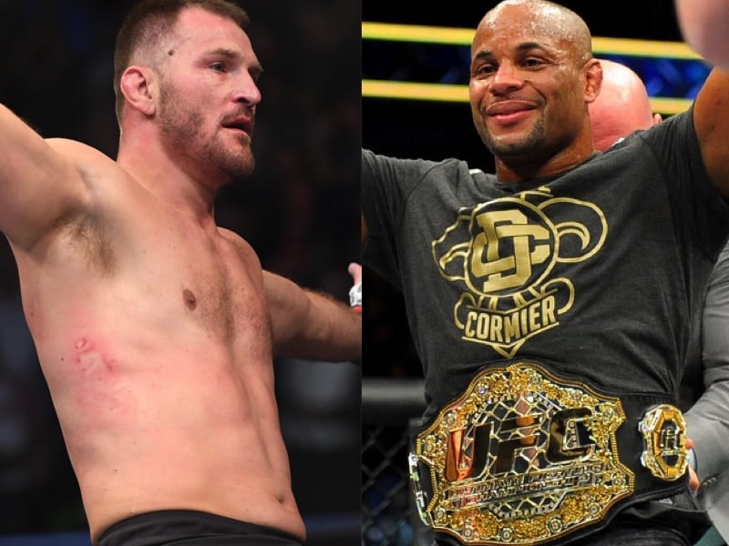 Stipe Miocic and Daniel Cormier